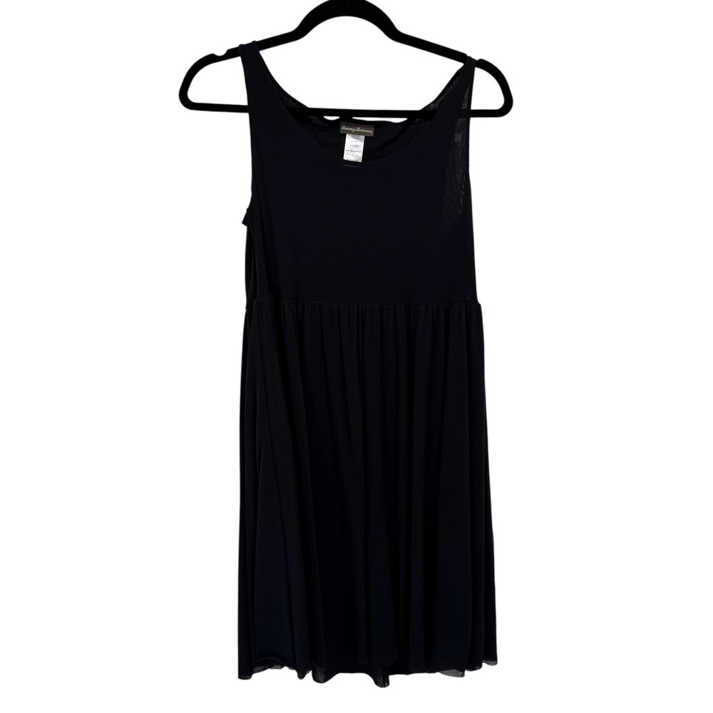 Tommy Bahama‎ Women Sleeveless Empire Waist Mesh Dress Black M